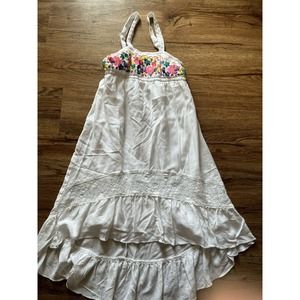 Girls Dress D-Signed Disney Sundress S Boho Hi Lo Embroidered Beach Mexico